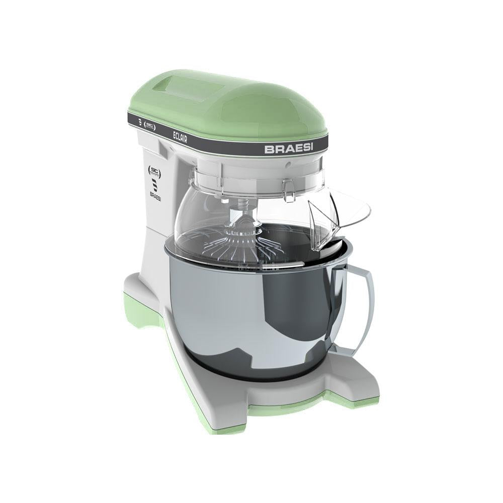 Batedeira Planetária Profissional Eclair 10 Velocidades 5l 1500w Bp-500 Verde Bivolt - Braesi