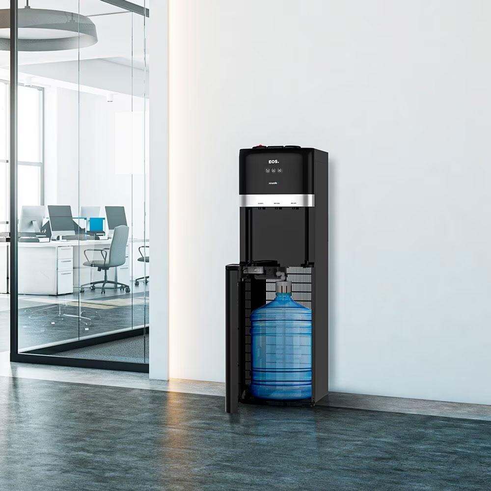 Bebedouro Coluna Água Galão Embaixo Mineralle Compressor Preto EBC02CP 127V - EOS