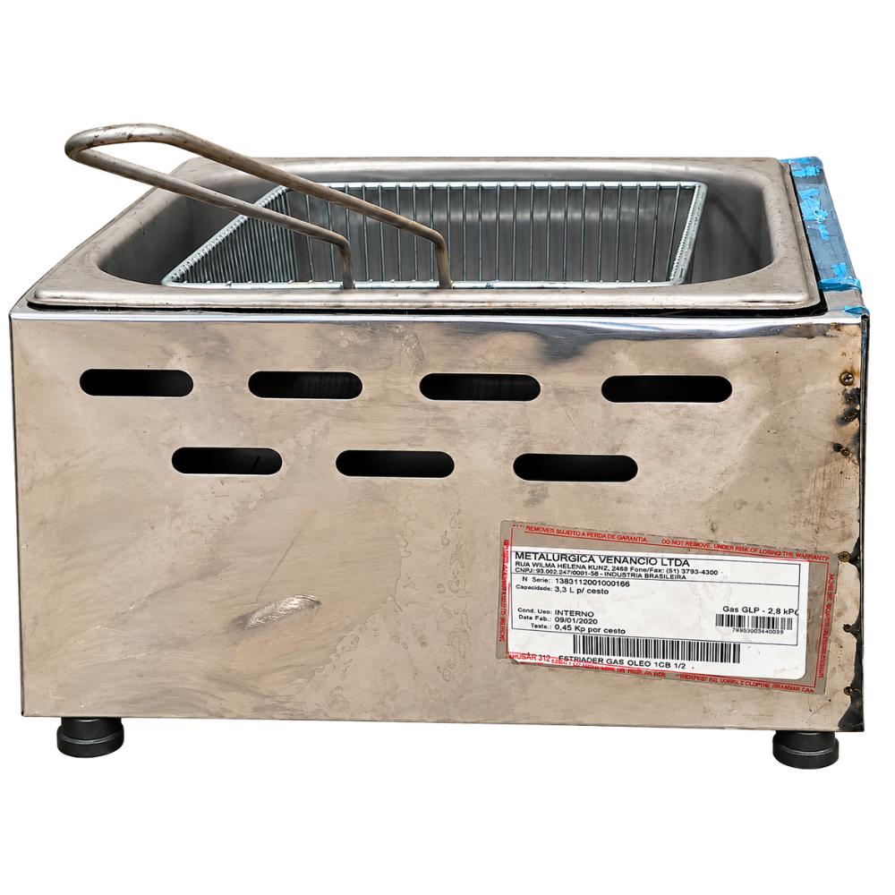 SEMINOVO - FRITADOR GAS OLEO 1CB 1/2 SFG112 - VENANCIO