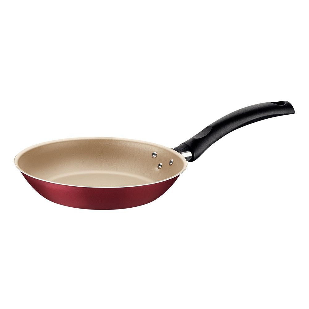 Frigideira Rasa Turim em Alumínio Antiaderente Starflon 24cm Vermelho 1,4L FRV3 - Tramontina