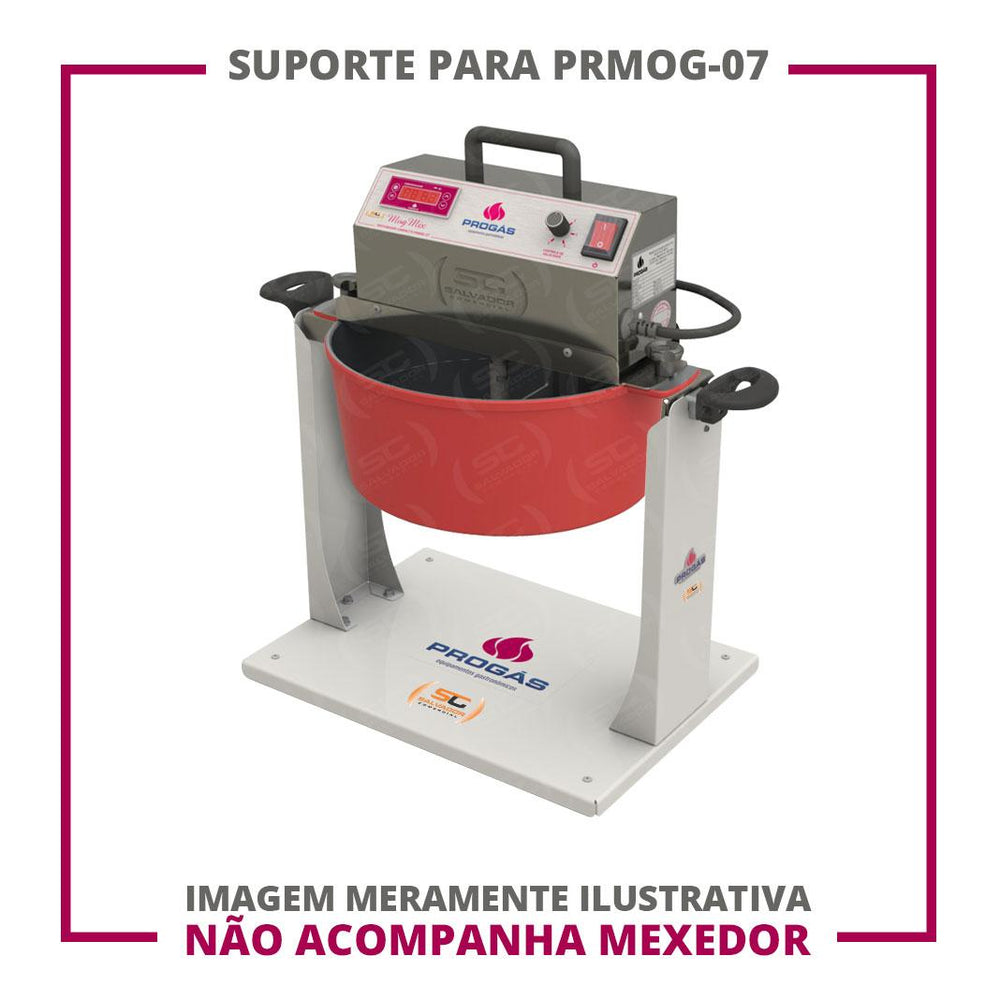 Suporte Base Para Girar PRMOG-05/07 Giramog Branco - Progás