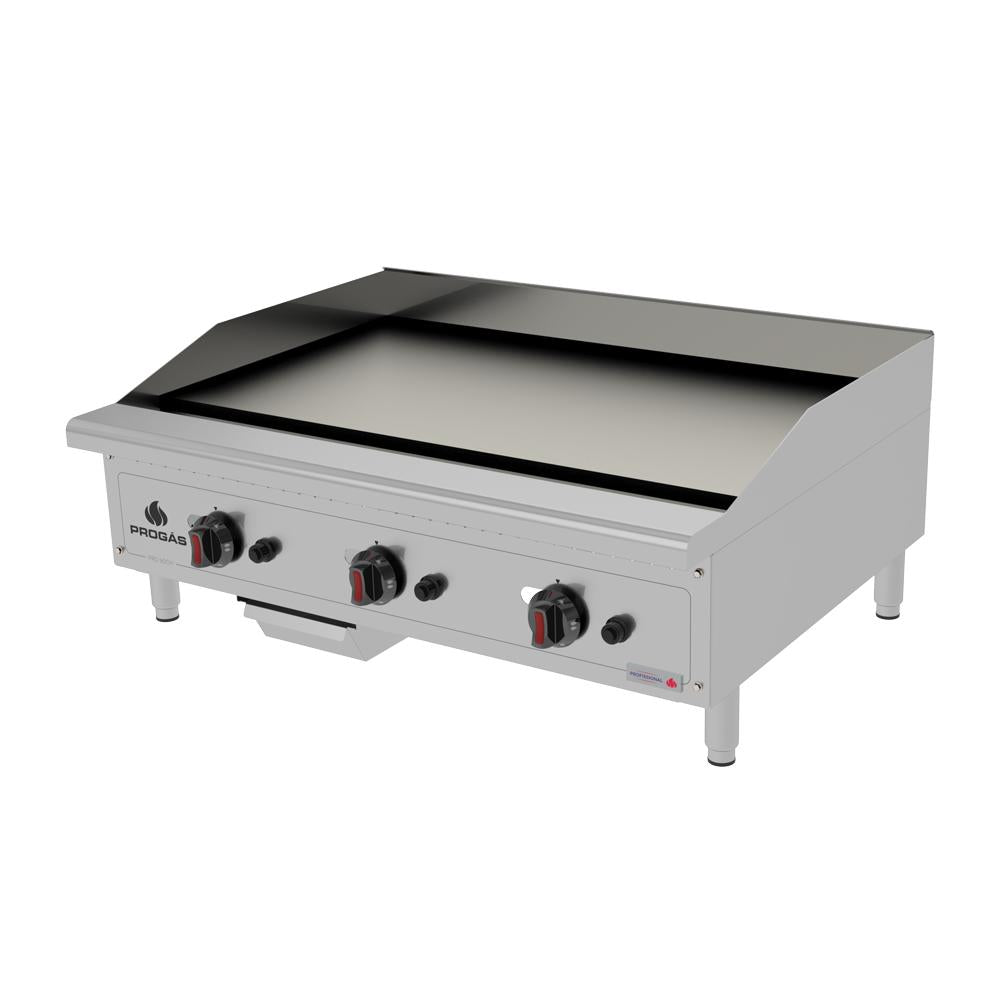 Chapa Lanche Bifeteira a Gás Profissional Para Lanchonetes Inox a Gás 90cm PRO-90CH - Progás P44604