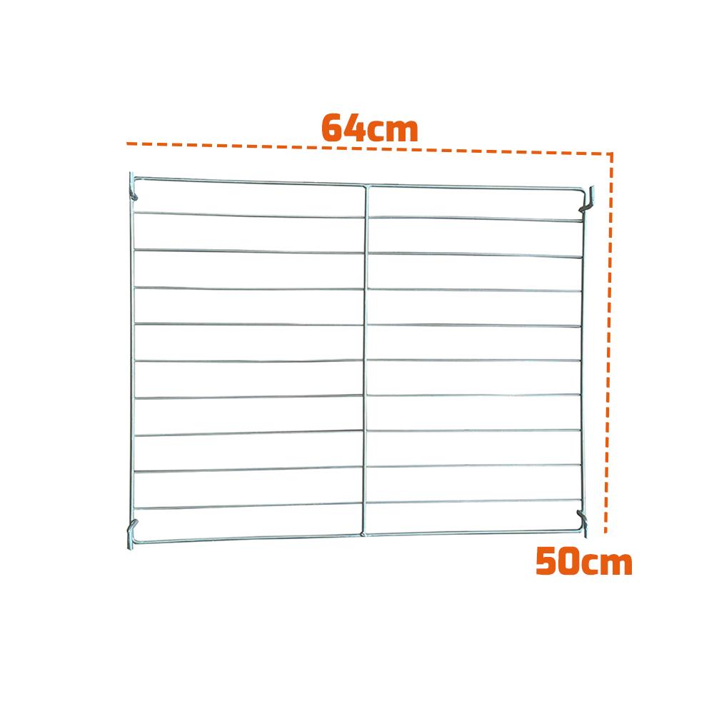 Grelha Industrial em Aço Carbono para Forno Bravo 4/6B 640x500 mm – Venâncio