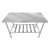 Bancada Mesa Multiuso Reforçada 140 x 70 Total Inox 430 Desmontável - Metal Frantz