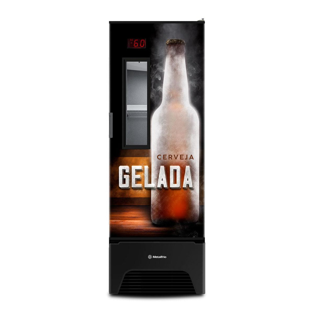 Cervejeira Adesivada 508/574L Porta Com Visor -2°C a -6°C VN50AF 127V - Metalfrio