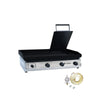 Kit - Chapa Gás Inox 80 Cm C80p Com Prensa + Kit Gás - Venâncio