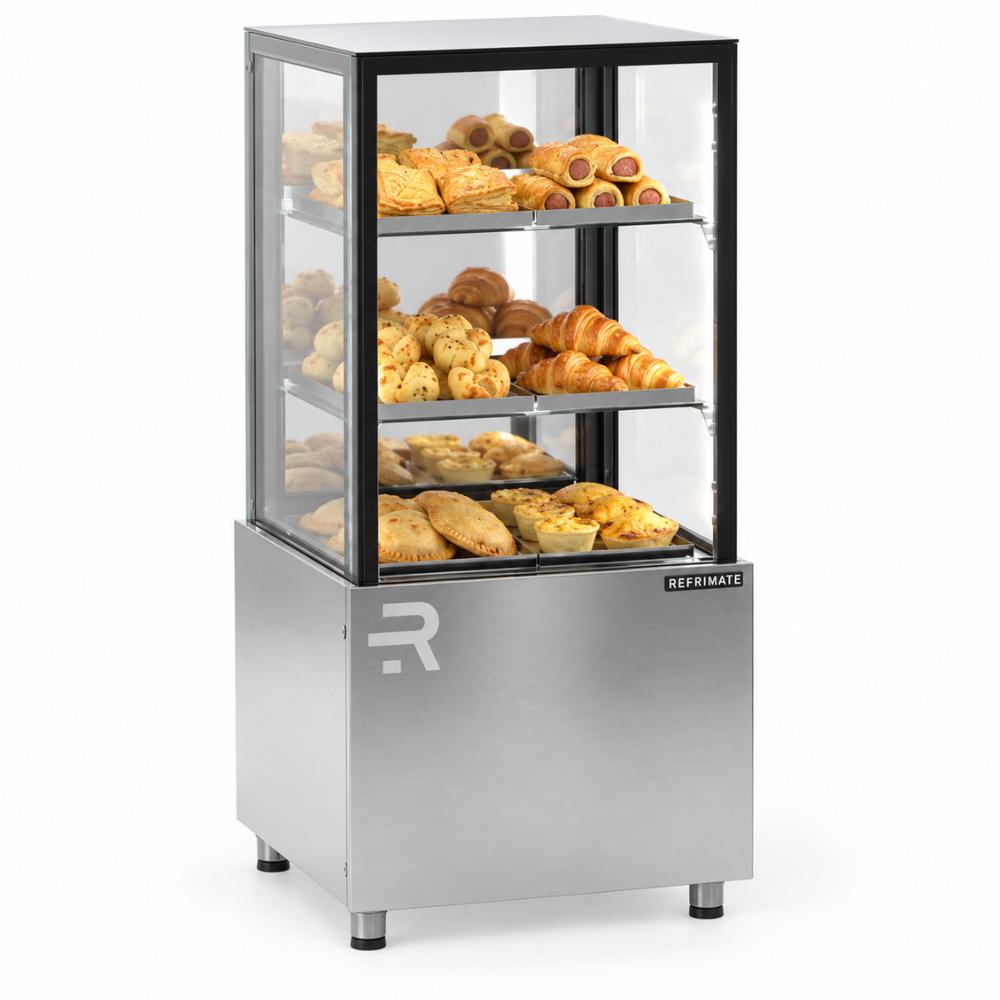 Vitrine Confeitaria Quente New Vanguard Top 55cm 60°C Inox CNVTQ550 220V - Refrimate 464875-7