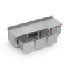 Balcão de Preparo Congelados 3 Gavetas Inox -18ºc 200cm BCG20 220v - Red Chameleon