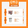 KIT - Forno Turbo Elétrico PRP-004 Plus 127V Rosa + Bancada MES-004 - Progás