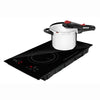 Fogão Cooktop De Indução 2 Bocas Elétrico Eci02ep 220V E Panela De Pressão Inox Solar 6L - Eos