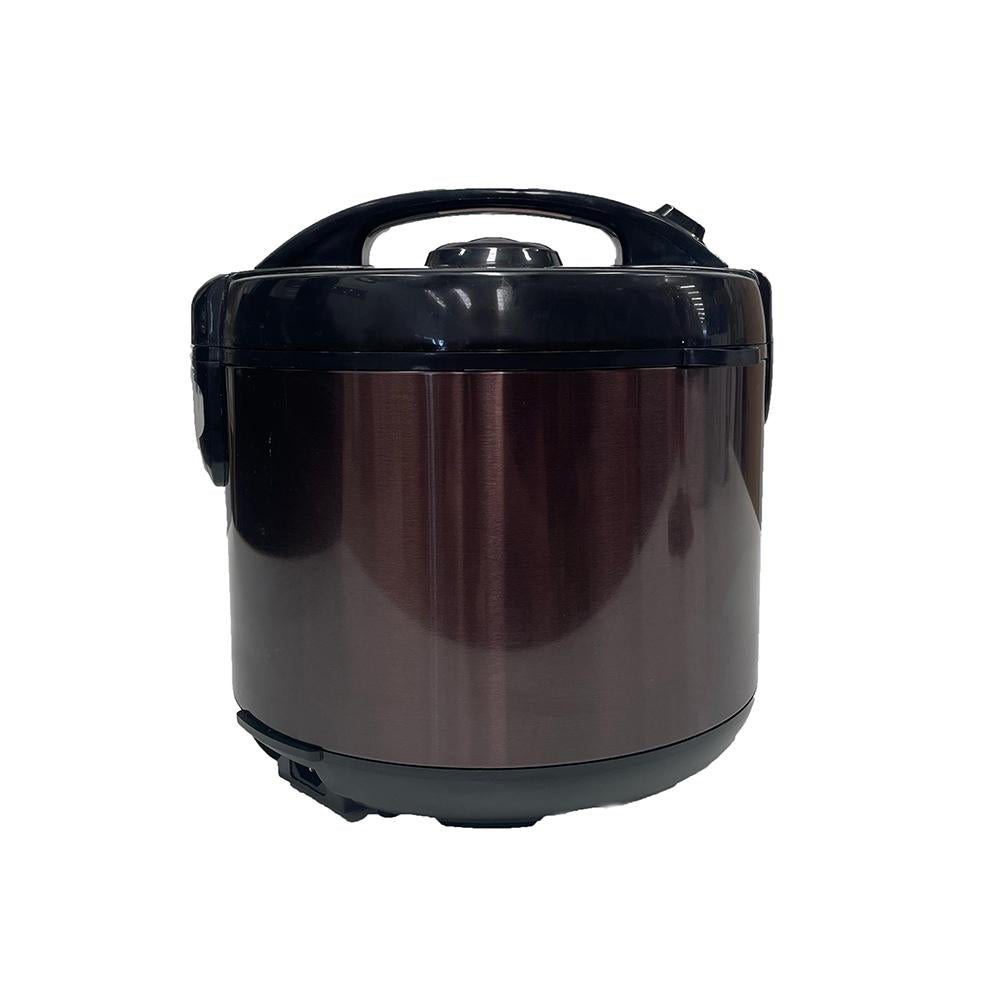 Semi - Panela Elétrica Arroz 10 Xícaras Titanium Preta Tampa Vidro Clearglas Epa10pt 220v - Eos