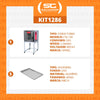 Forno Turbo Á Gás Profissional Padarias 5 Níveis 40x60 Ftg 100 Bivolt Gpaniz + 5 Assadeiras Alumínio