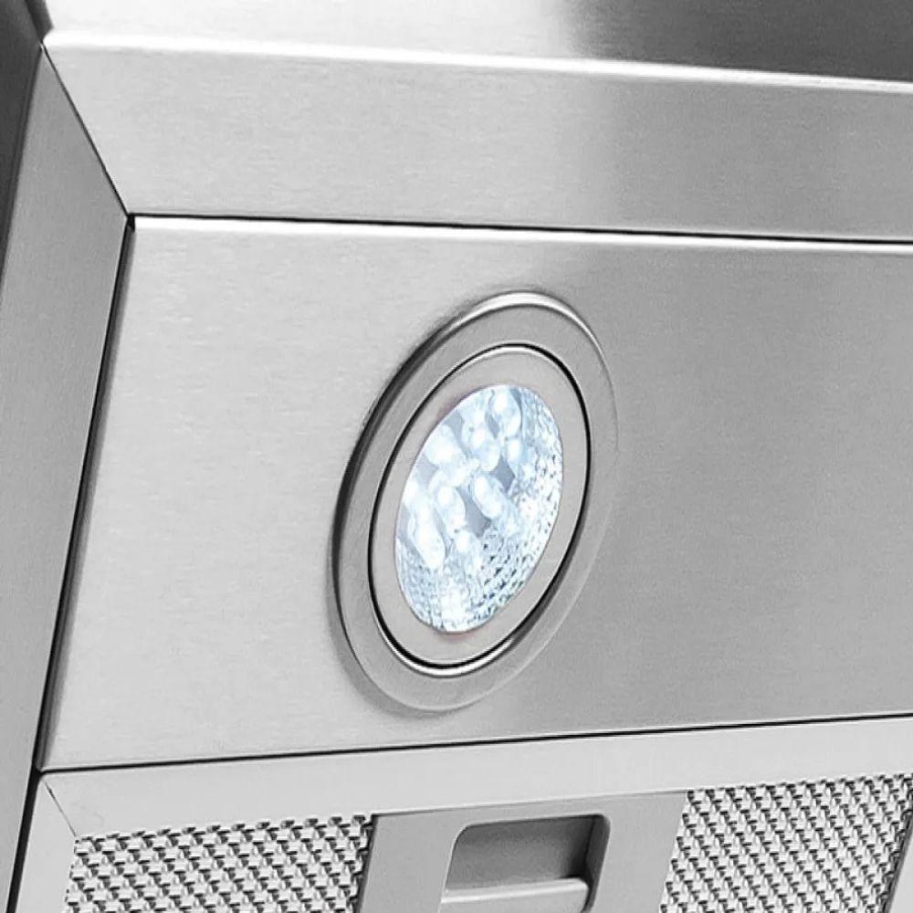 Coifa e Depurador Parede em Inox e Vidro Curvo 90cm Duto Slim CVC90 Slim 220V - Nardelli 50011030-2