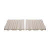 Kit - Estrado Plástico (2 Un) 4,5x50x50 Natural - Della Plast