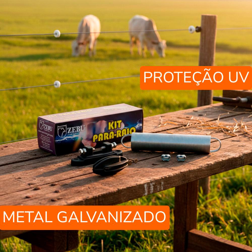 Kit Para-Raio Para Cercas Elétricas e Eletrificadores KP-R - ZEBU 61-2