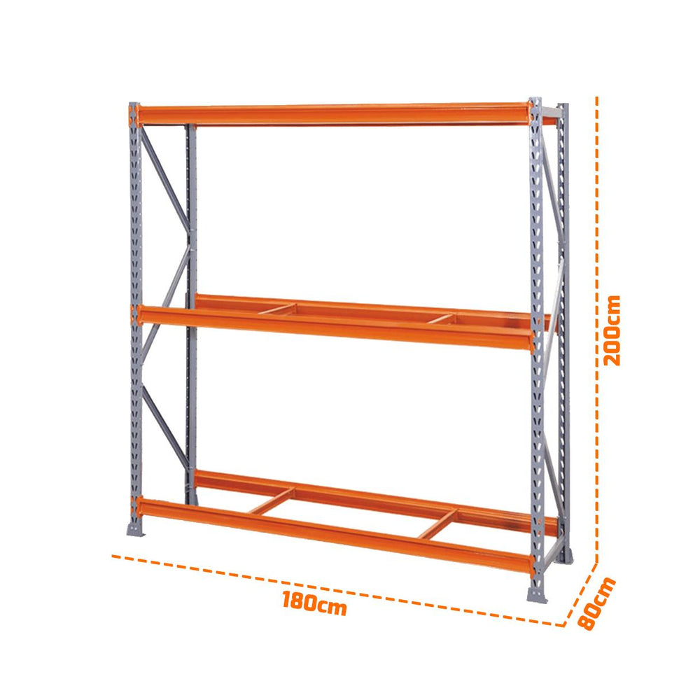 MPP - Mini Porta Pallet Inicial 1,8x0,8x2m Estante de Armazenagem Com 3 Níveis 500kg - Sa Gôndolas