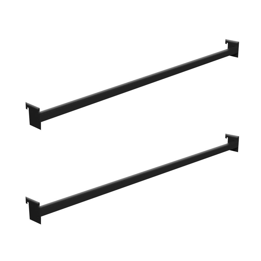 Kit 2 Réguas Pretas Para Ponta de Gôndola 73cm - Sa Gôndolas