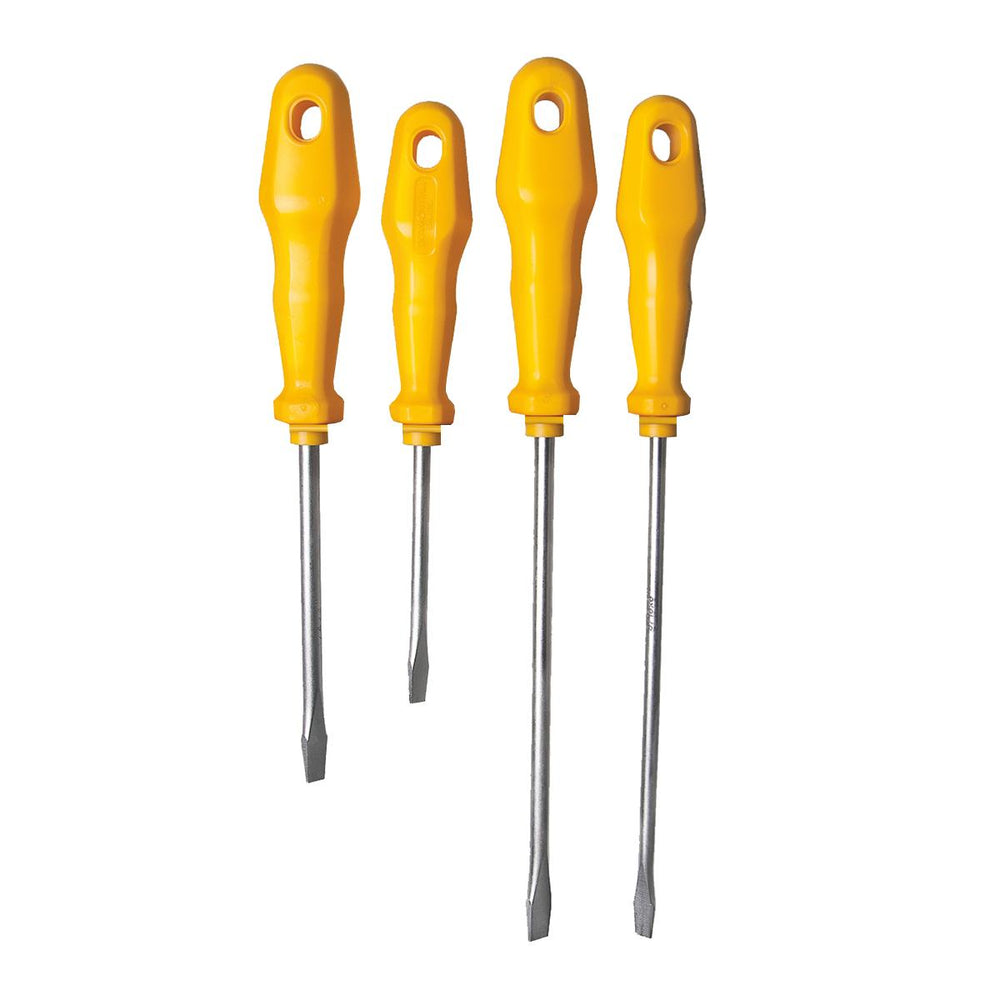 Jogo de Chaves de Fenda Chata e Cruzada Master Yellow Com Suporte 6 Peças - Tramontina 41516536