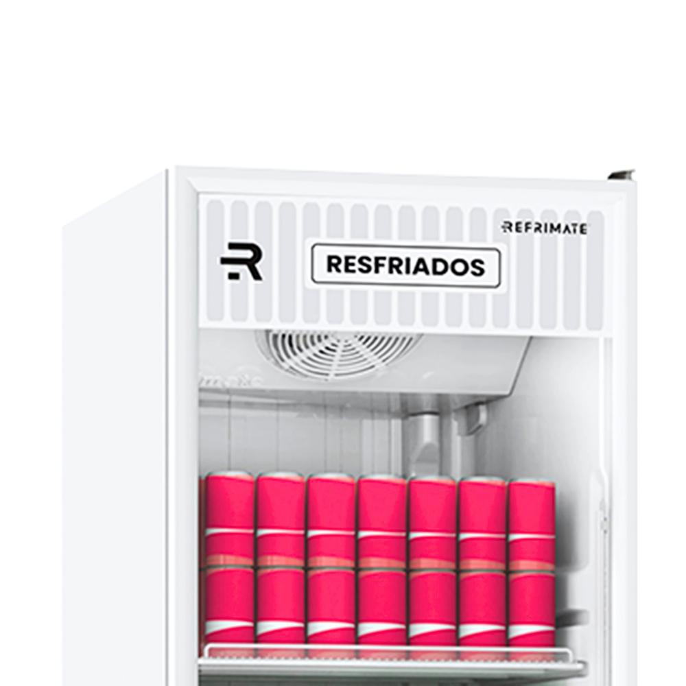 Visa Cooler Multiuso Porta de Vidro 0 a 7 ºc 570l Vcm570pvb Branco/branco 220v - Refrimate
