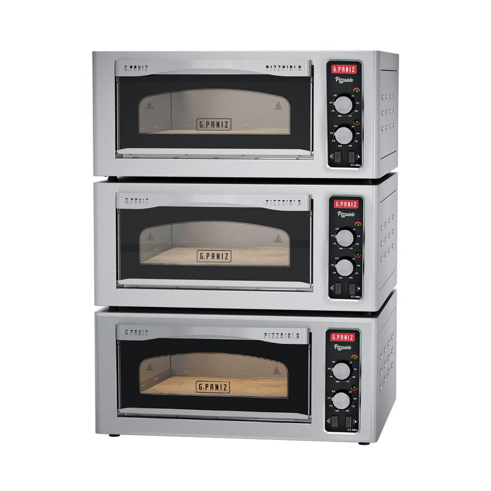 Forno De Lastro Elétrico Refratário Total Inox Analógico FPE-400A 220V - Gpaniz 33850