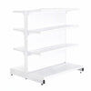Gôndola Prateleira New Plus 1,40 Central Inicial GCI - SA Gôndolas Porta Etiquetas Branco