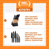 Kit - Faqueiro Plenus 6 Pecas + 1 Jogo de Facas Nygma Texturizadas 6 Pecas - Tramontina