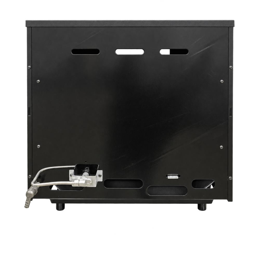 Seminovo - Forno Industrial  FI 77l de Bancada Preto Interno Esmaltado Gas GLP FI77SB - Venax 21384