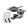 Caçarola Turim Alumínio Chumbo Antiaderente 2,0l + Wok Loreto 3,3l + Utensílios Ability + Tábua e Facas