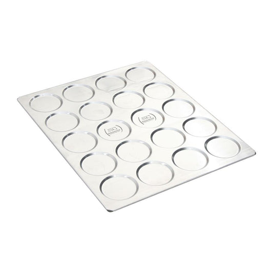 Assadeira Para Pão de Hamburguer 20 Cavidades Em Alumínio 58x70 APH20 - Imeca01311