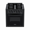 Fogão de Embutir 4 Bocas Picasso Line Preto Fosco Gás Glp Com Forno PCEL450 - Venax 30258