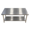 SEMINOVO - BANCADA DE APOIO TOTAL INOX  180 X 70 CM BA 1800/700 I - METALCUBAS