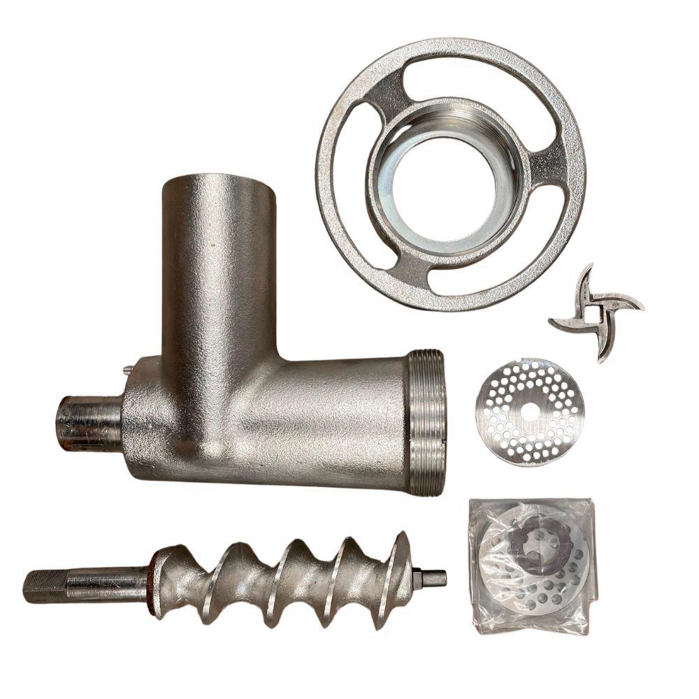 SEMINOVO - Picador Moedor de Carne Profissional Para Açougues Boca 22 Aço Carbono 1cv Pcl22l 220V - Metvisa
