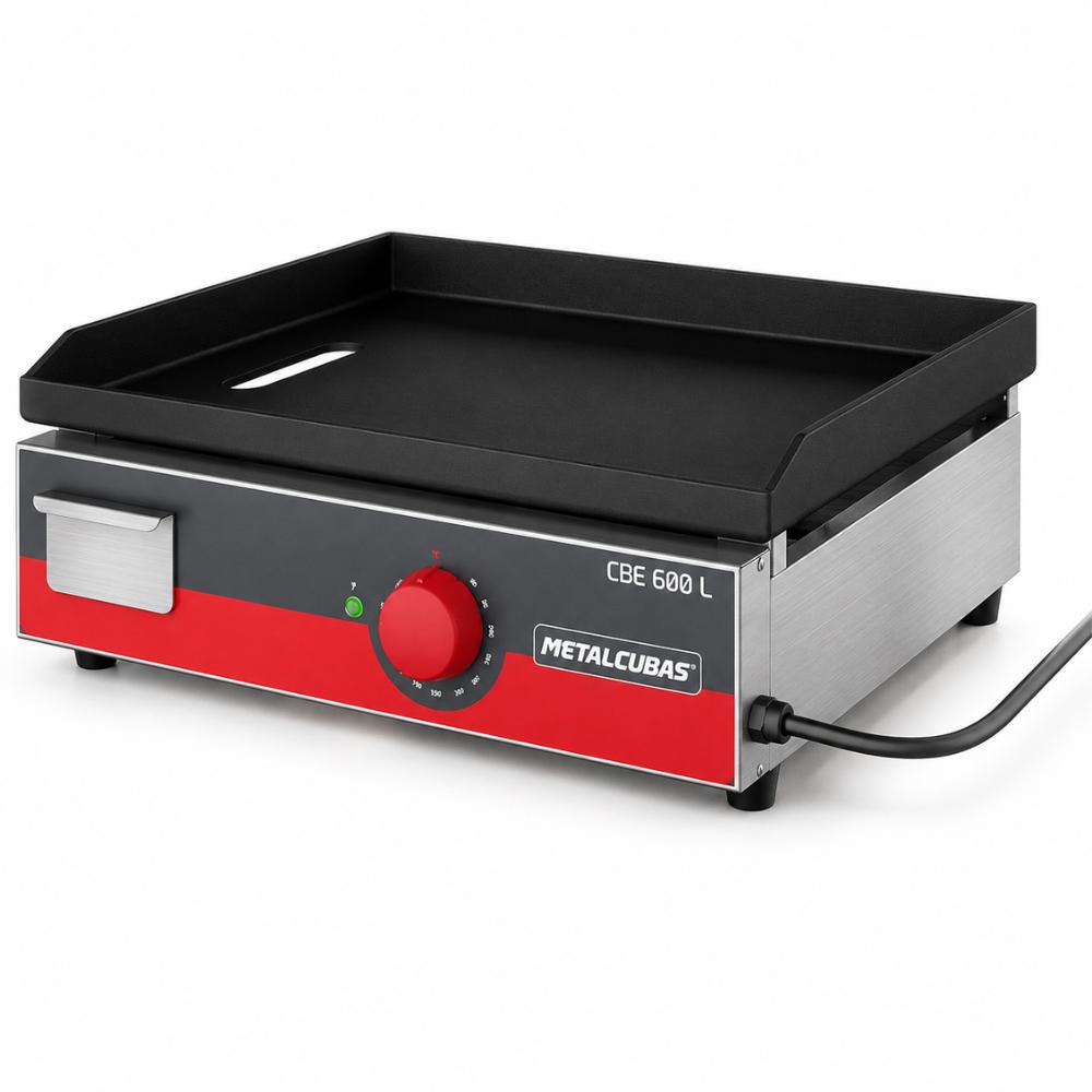 Chapa Lanche Bifeteira Elétrica 60 cm Profissional Light CBE600 l 220v - Metalcubas 23432