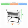 Forno Gás Industrial Pedra Refratária Roma Inox 90 Firi90 + 1 Grade Extra + pá Pizza - Venâncio