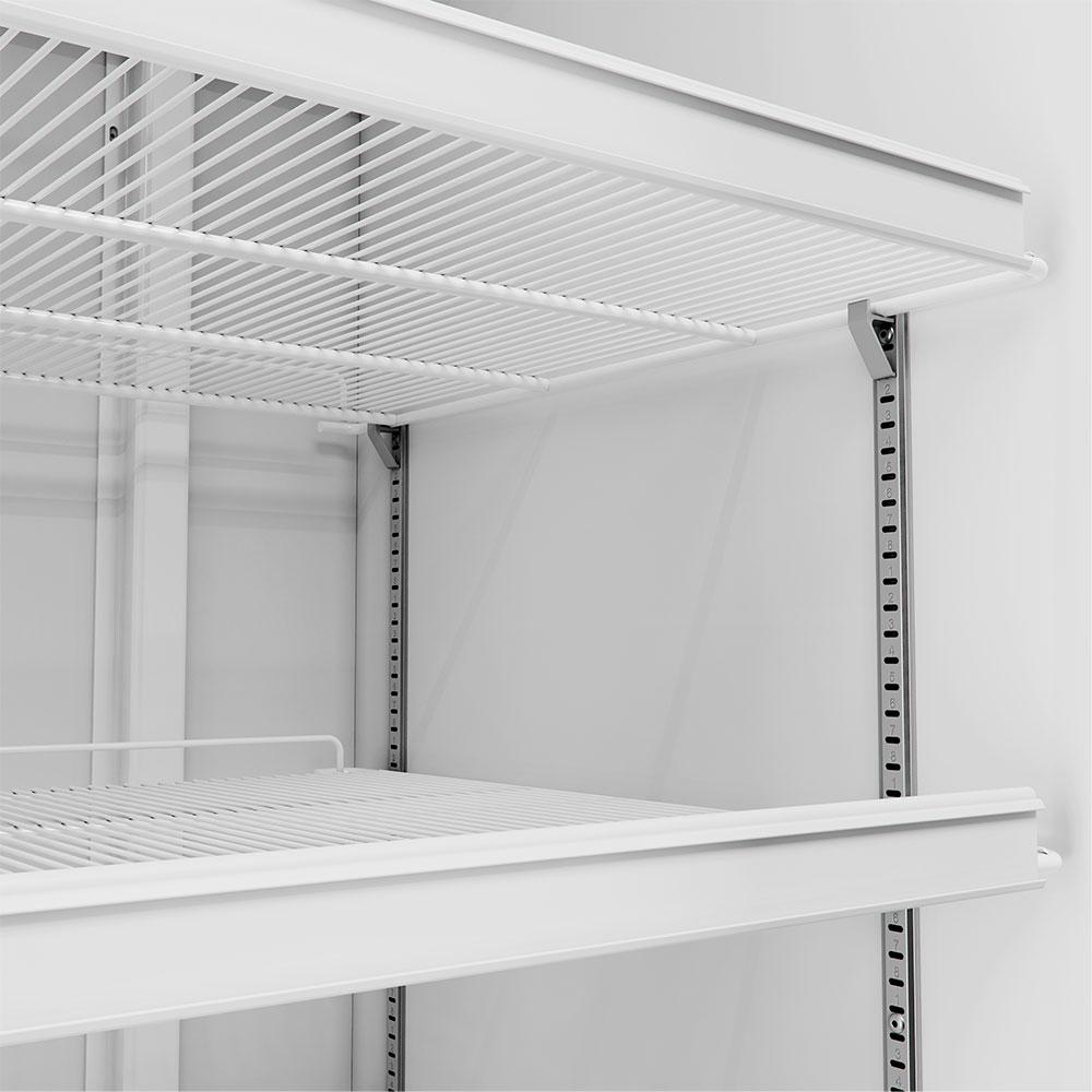 Refrigerador Expositor Vertical Bebidas Duas Portas Vidro 1164/1257l Vbm3al Optima Branca 220v - Metalfrio