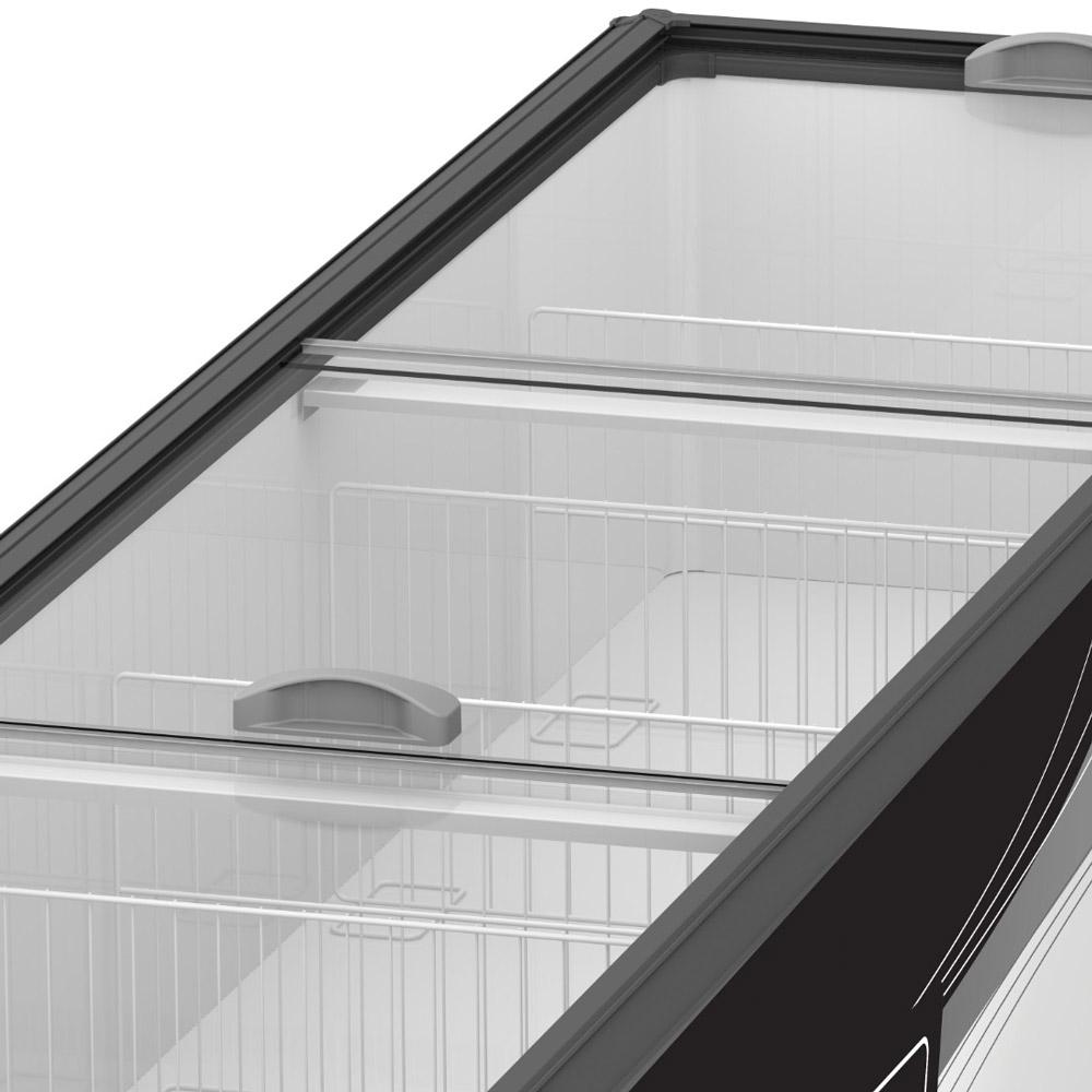 Câmara Horizontal Expositor Ilha Plus de Congelados Vidro Reto 2,00m Eip 2000 Vr New - Refrimate 220v