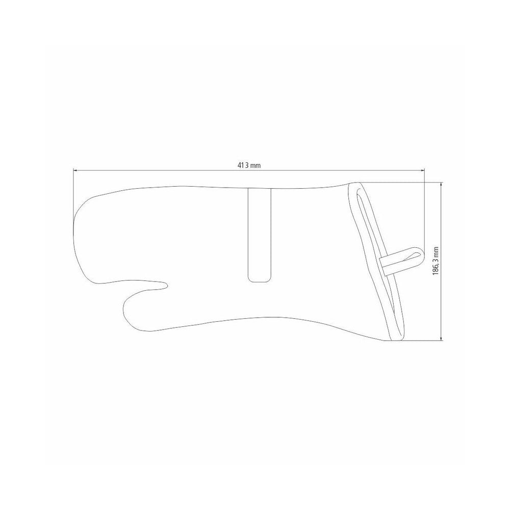 Luva Térmica Churrasco 100% Algodão Com 40cm Comprimento - Tramontina 26463100