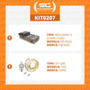 Kit - Molheira Conjugada 2 Cubas Com Prensa À Gás Pr-352g + Kit Gás - Progás