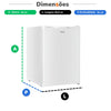 Frigobar Mini Refrigerador Geladeira Domestico Branco Ice Compact 71l EFB83B  127v - Eos