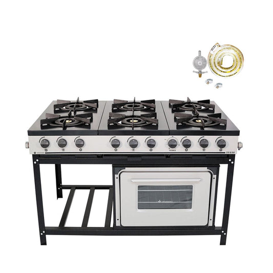 Kit - Fogão Gás Bravo 6b Br6bf Com Forno + Kit Gás 2kg - Venâncio