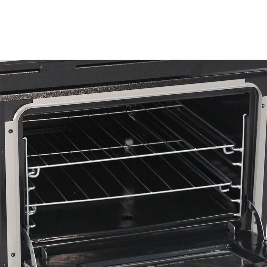Fogão Industrial 4 Bocas a Gás Baixa Pressão Com Forno Linha Bravo BR4BF - Venâncio