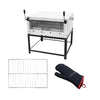 Forno Gás Industrial Pedra Refratária Roma Inox 90 Firi90 + 1 Grade Extra + Luva Térmica - Venâncio