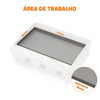 Chapa de Fritura a Gás Glp Estrutura Inox Chapa 91cm 19mm CHEXP915-G19 - Red Chameleon 294032-9