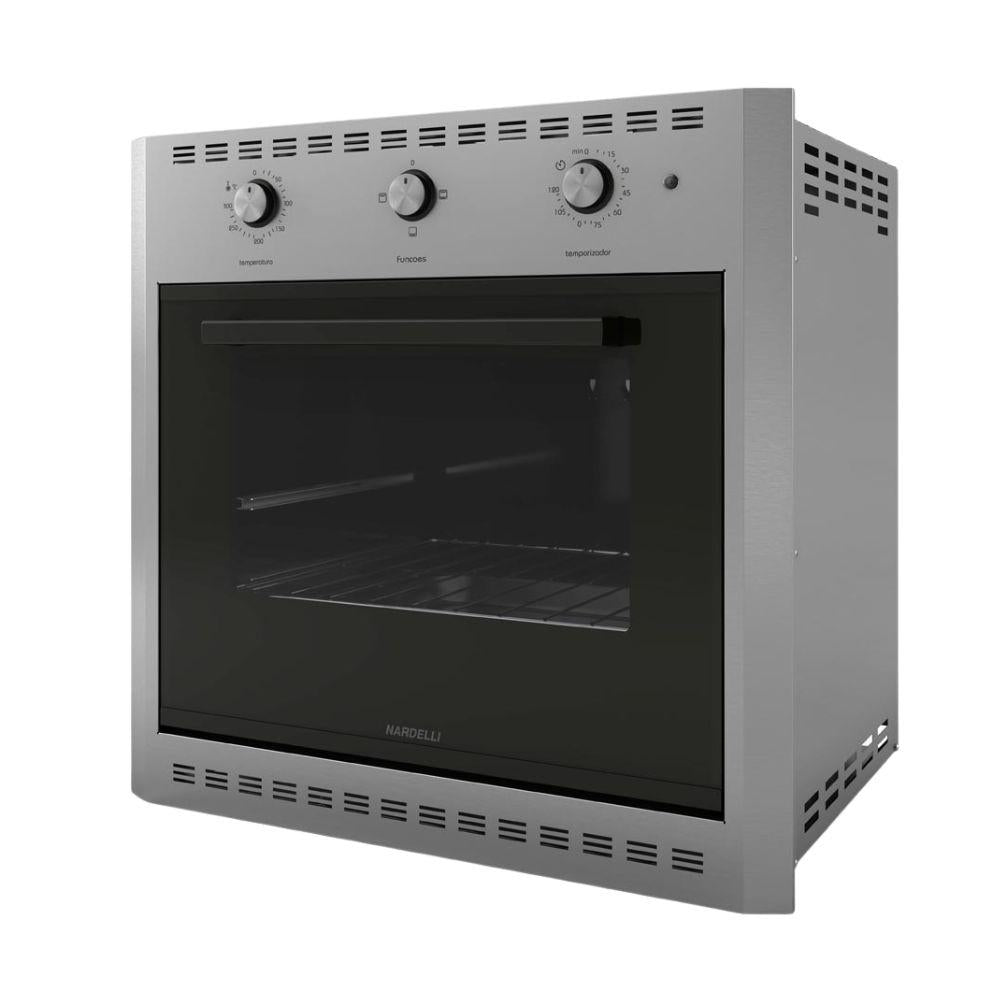 Forno Elétrico de Embutir Inox 60L 1750W Até 300ºC E60i 220V Inox - Nardelli 10016351-2