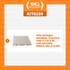 Kit - Estrado Piso Plástico (4 Un = 1m²) 4,5x50x50 Natural - Della Plast