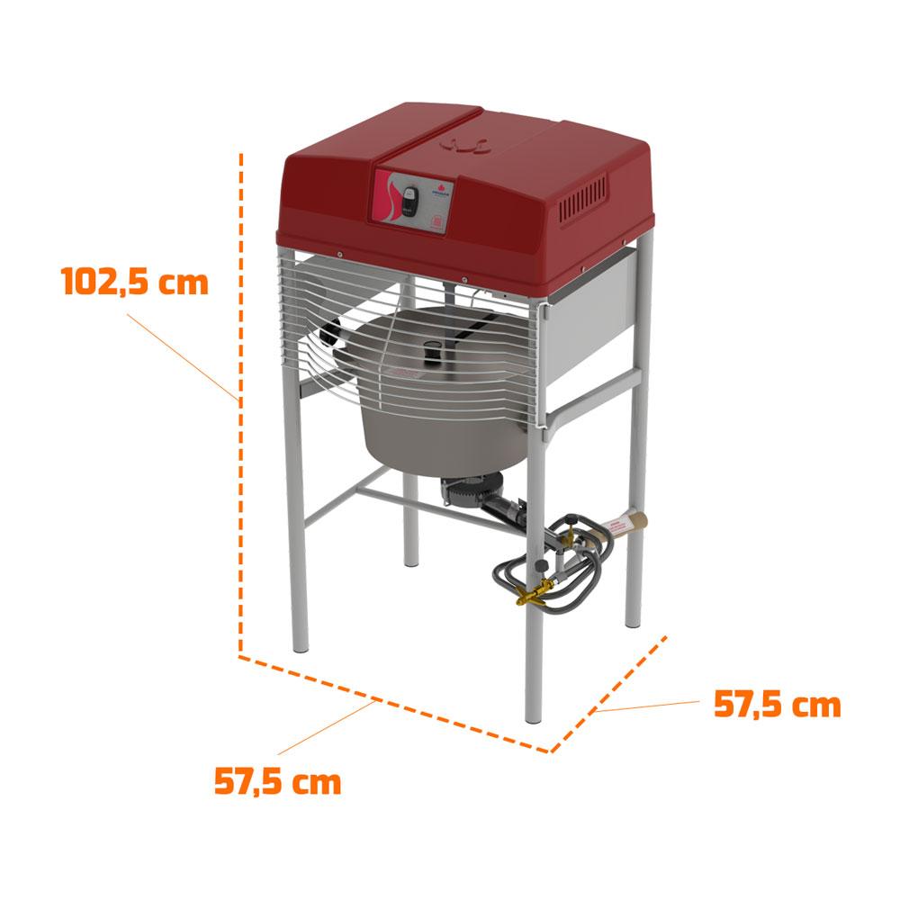 Misturador Misturella The Mix 15l Para Coxinha Prmq-15 g2 Bivolt - Progás P43748