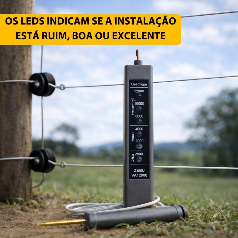 Voltímetro Analógico Para Eletrificadores e Cercas Elétricas VA - ZEBU 57-4