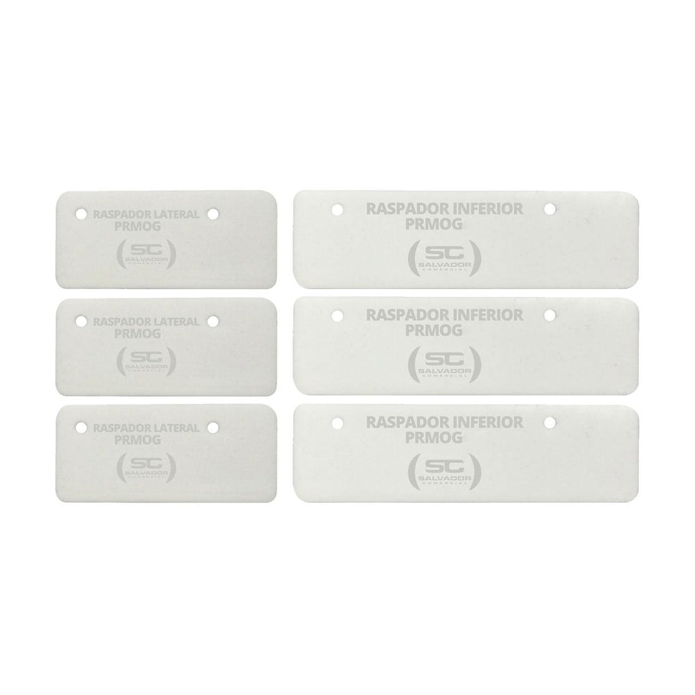 Kit - 3 Pares de Raspadores Silicone Prmog05 Mogmix - Progás