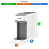 Bebedouro Purificador de Água Mineralle Slim Touch Eletrônico Branco Epe08b Bivolt - Eos B209330