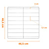 Grade Grelha Prateleira Aramada Zincada Forno Industrial Firi50 46,5x46,5 - Venâncio